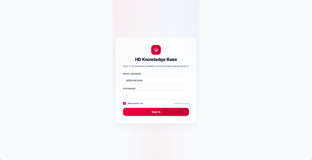 HamrahStu interface